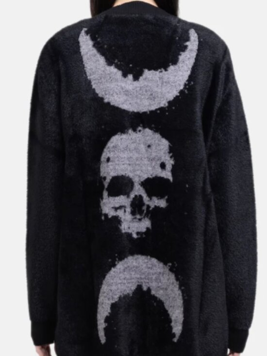 Killstar Sweaters - Killstar Night Nomad Cardigan M